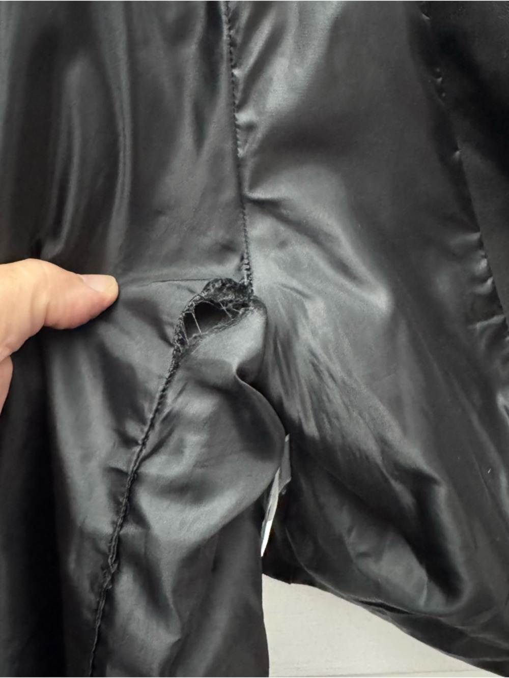 Planet Gold Cropped Faux Leather Blazer Black Large Y2K Edgy - Picture 4 of 9